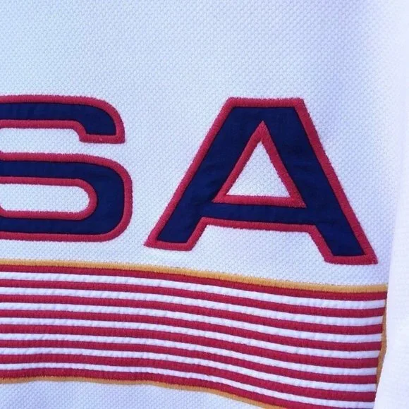 Nike Sweatshirt USA Embroidered Flag Logo United States Spell BIG 60710TWA XL L